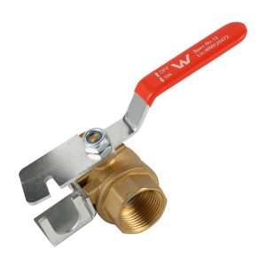 stop valve for hose reel