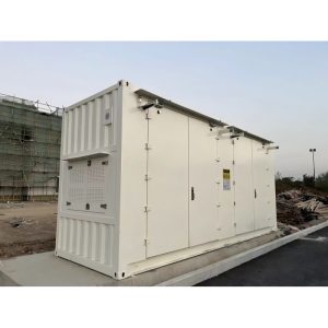 Battery Storage Container with Fire Suppression System