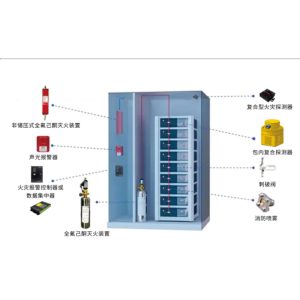 Fire Suppression System for Battery Storage Container 2