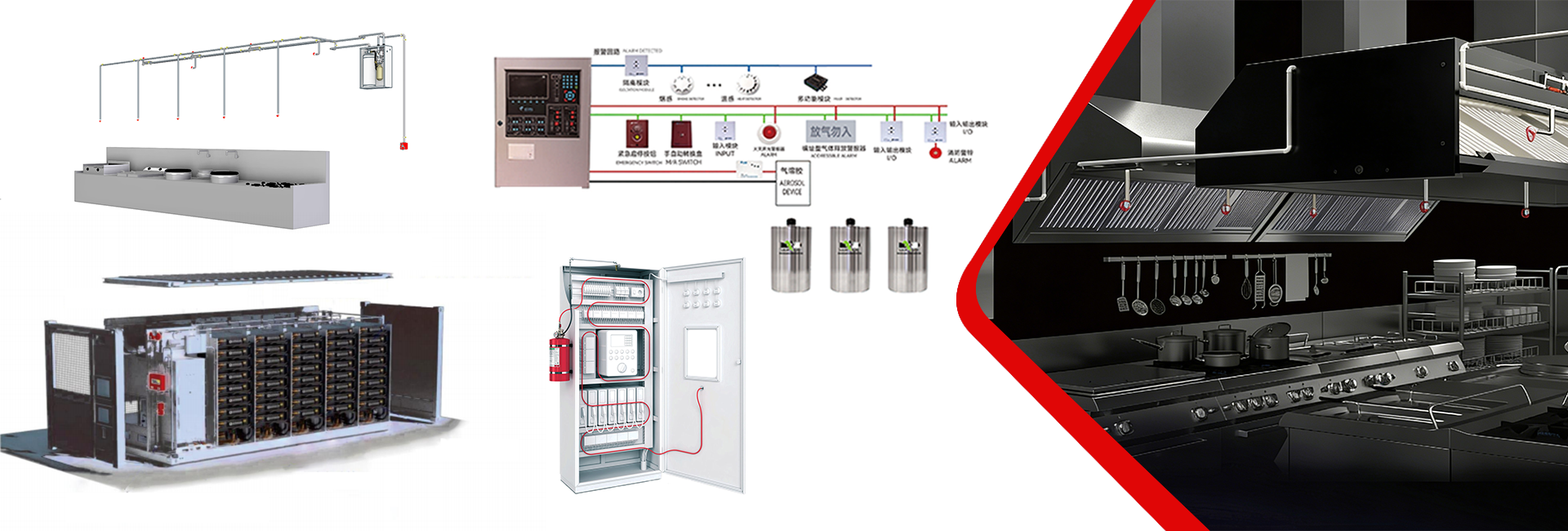 Saintsea aerosol fire suppression system